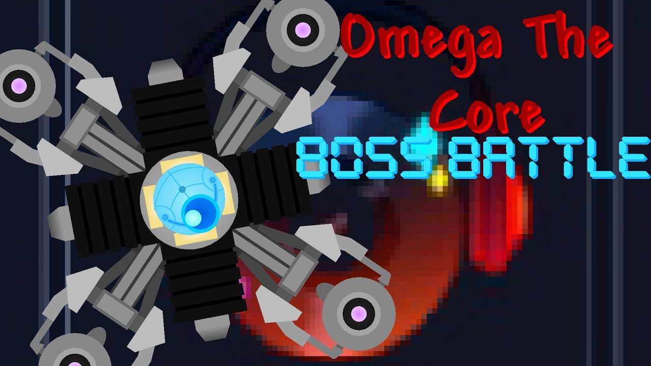 Omega The Core From Sky force Reloaded Boss Battle|stick nodes animation
