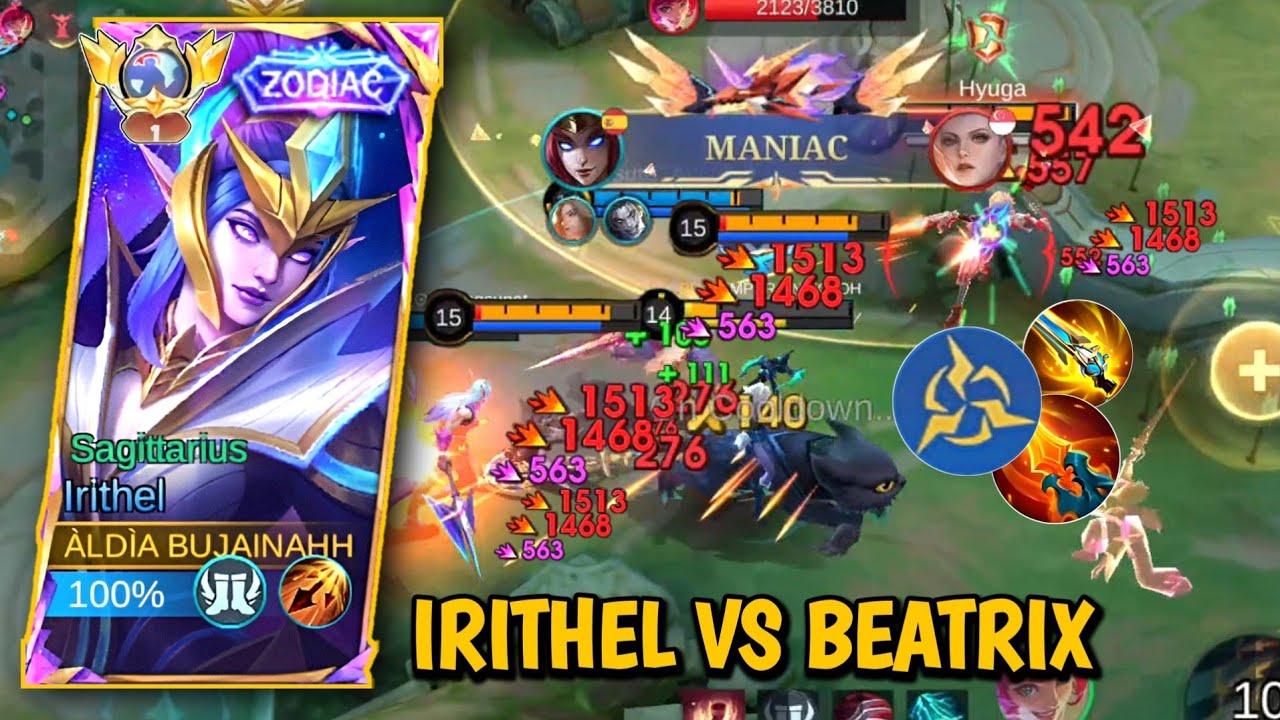 IRITHEL BISA BUAT USER BEATRIX KETAR KETIR! SAMPE DI AYAMIN! | BUILD IRITHEL TERSAKIT 2025 | MLBB