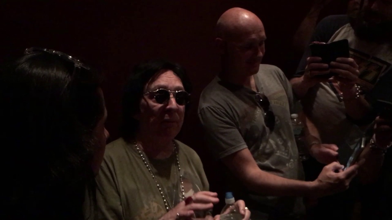 Peter Criss inside Studio A - Electric Lady Studios KISS NYC Expo June 11 2017