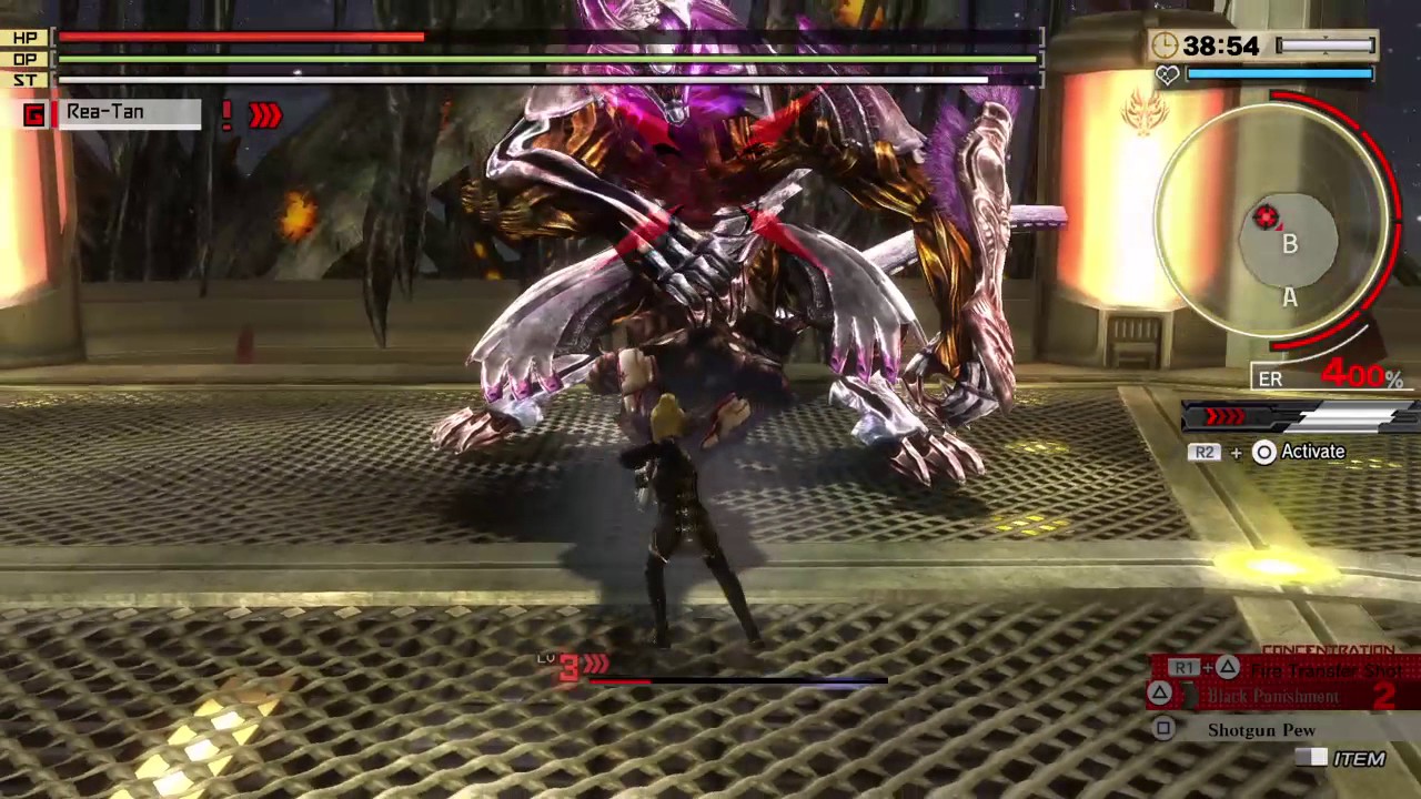 GOD EATER 2 RAGE BURST - The Fall of Megiddo +99 (Buster Blade; Final Vengeance)