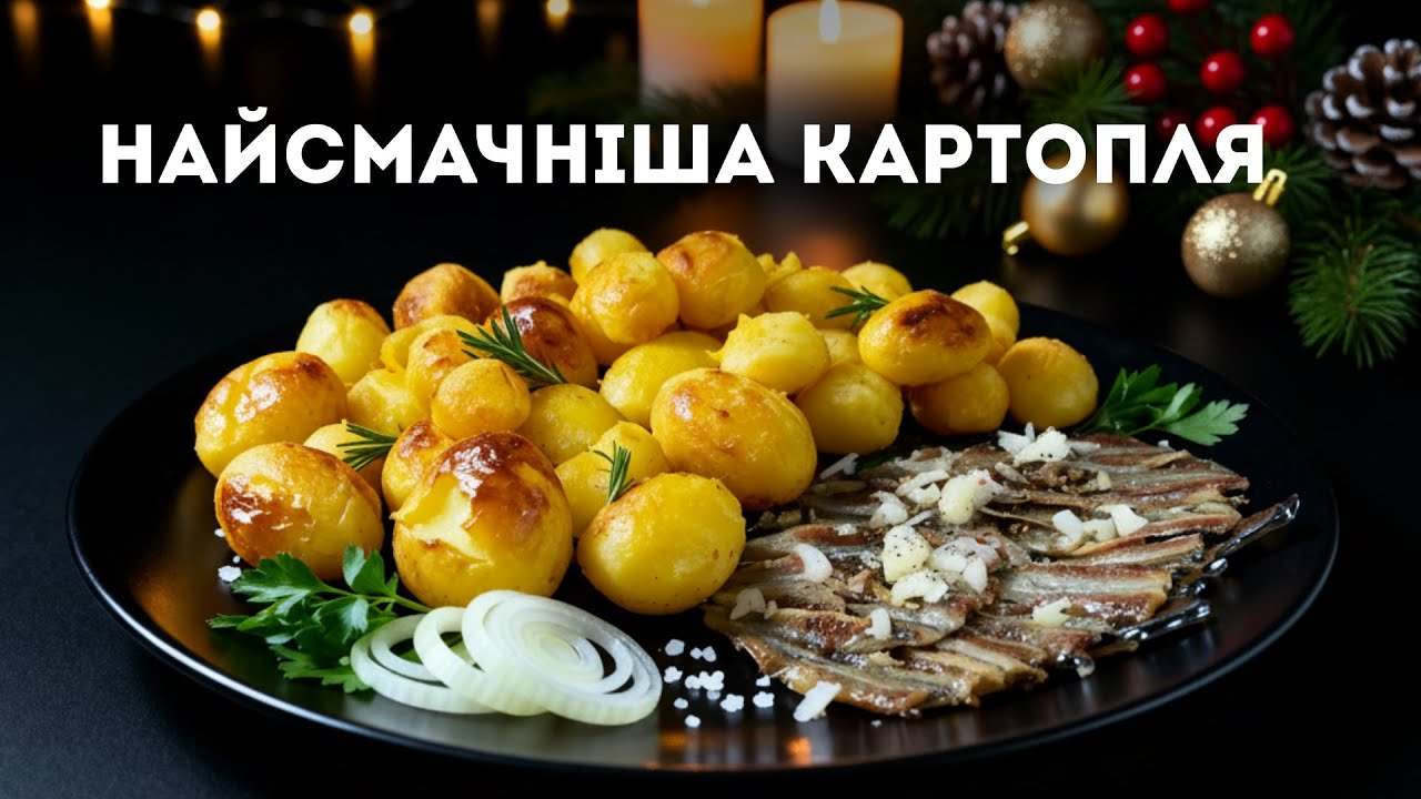 🥔🐟 Золотиста картопля і тюлька — тиха страва Святвечора ✨