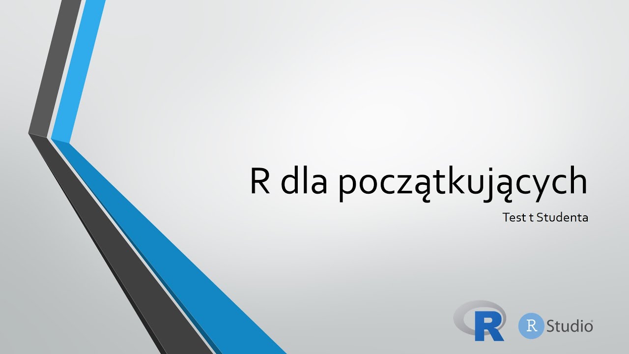 [5] R dla początkujących - test t Studenta