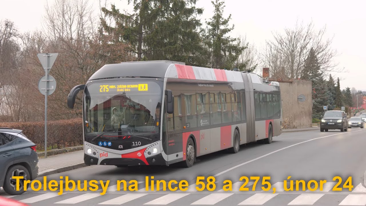 Jak si vede linka 58 po 3 týdnech ostrého provozu? + Školní trolejbusová linka 275, 8K HDR