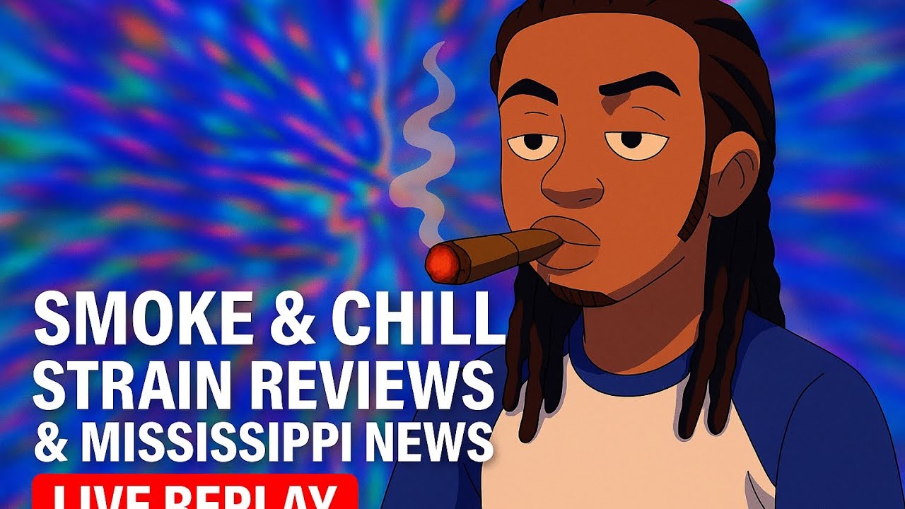 🎥 SMOKE & CHILL 🔥 | Strain Reviews, Mississippi News & Real Talk (LIVE REPLAY)