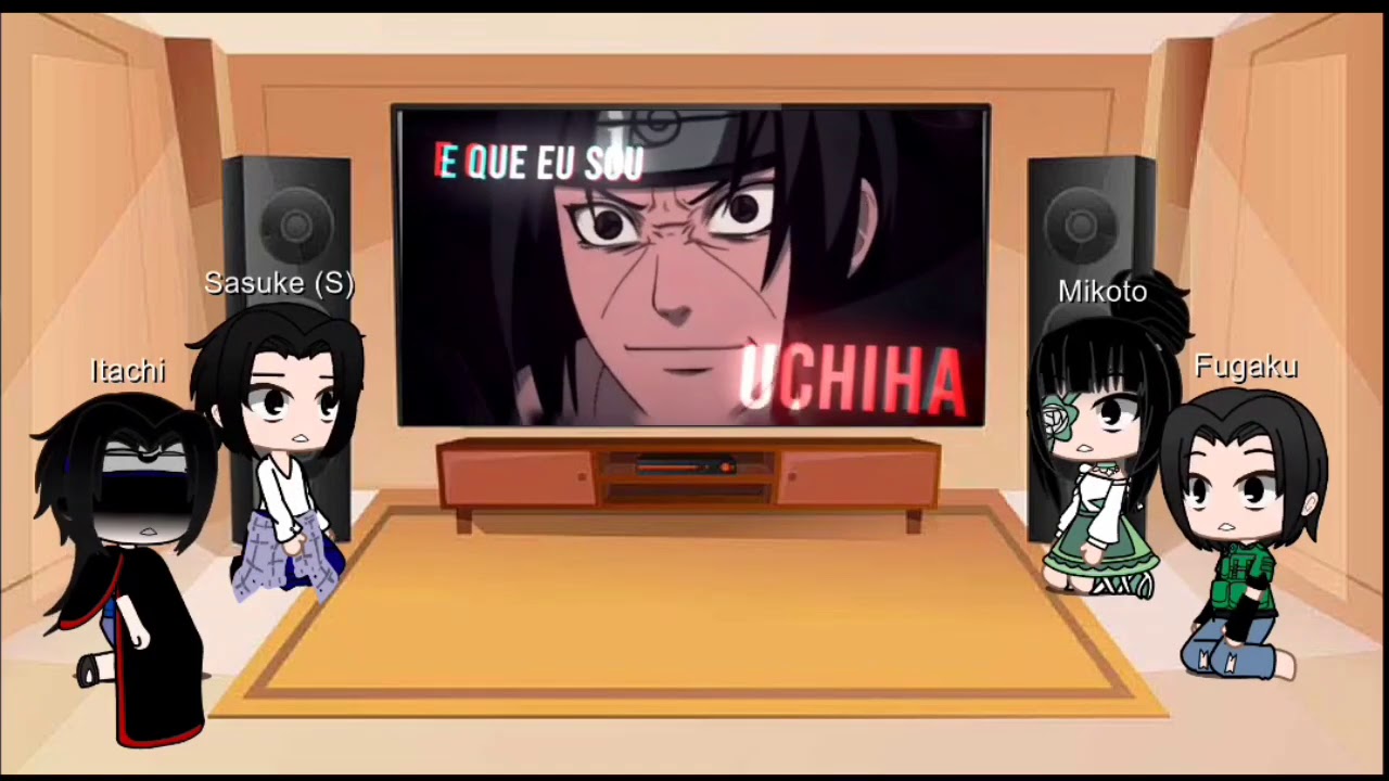 Família Uchiha reage ao rap do (SUSANOO) •Gacha Club•