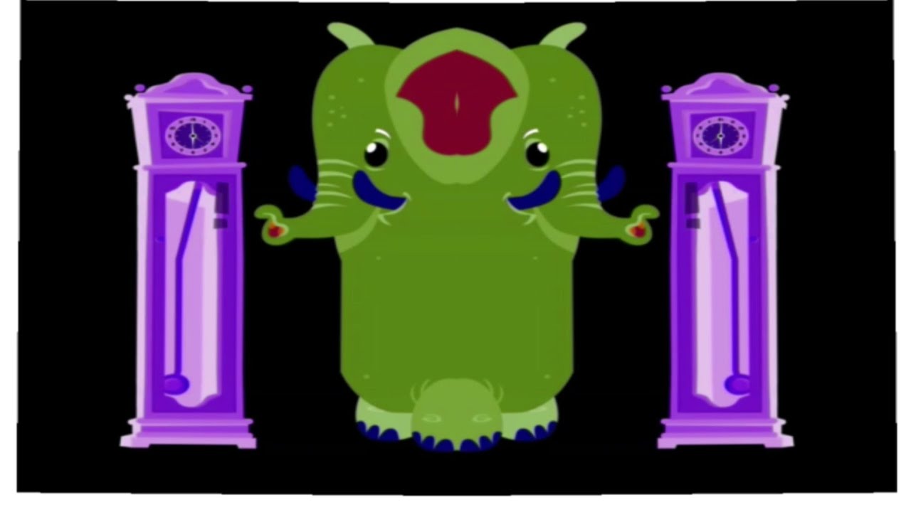 RGB ABERRATION EFFECT on ELEPHANT ( NEON LIGHT SCENE ) 2ND / LOW PICTH ( BULGE PINCH ) etc..