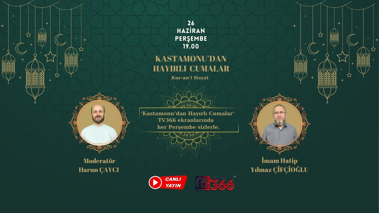 🔴CANLI | KASTAMONU'DAN HAYIRLI CUMALAR | VATAN SEVGİSİ | 12.02.2026