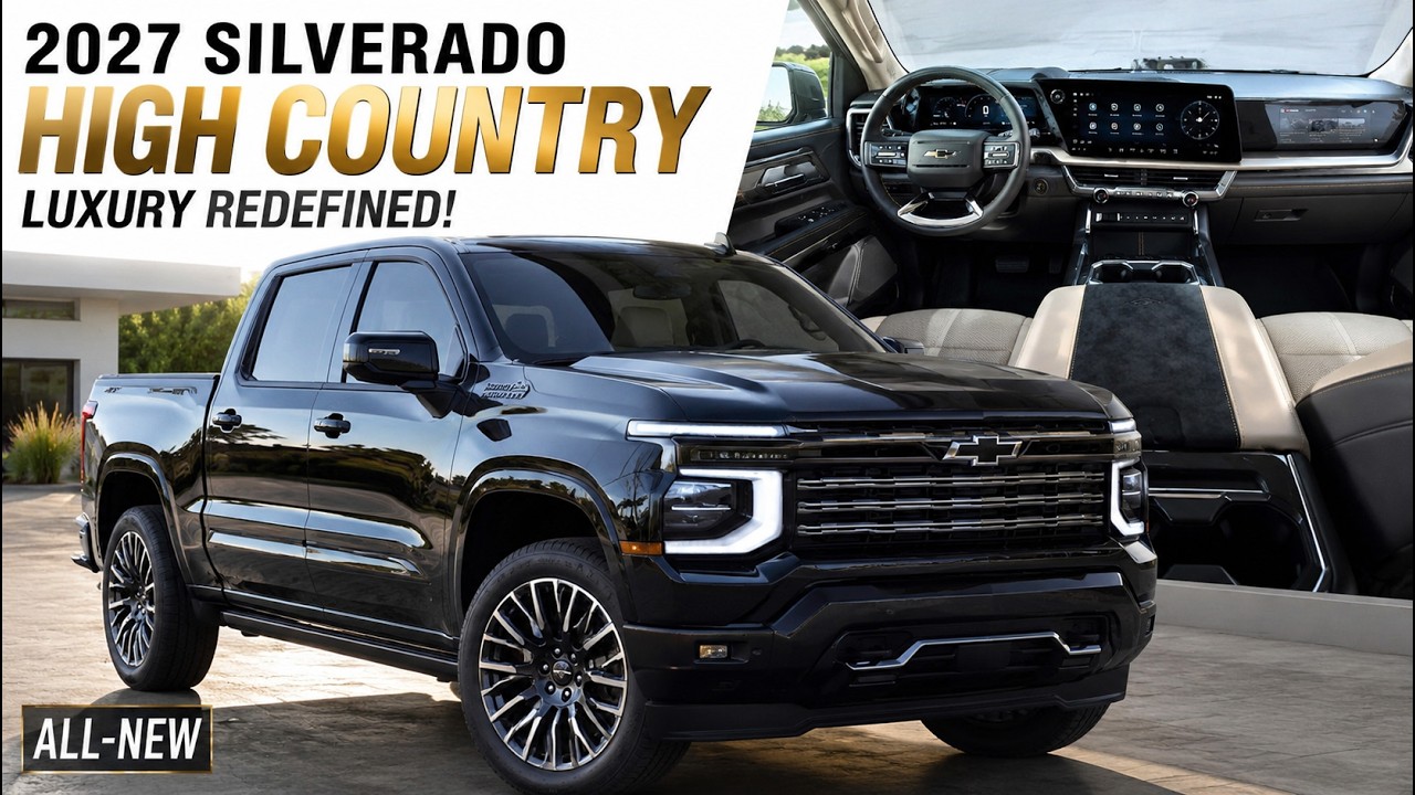 Представлен роскошный пикап 2027 Chevrolet Silverado High Country