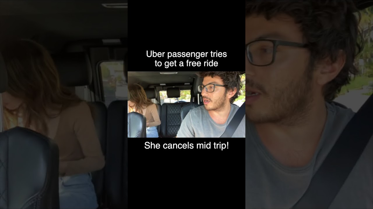 Uber Passenger Gets Kicked Out After Canceling Mid Trip!