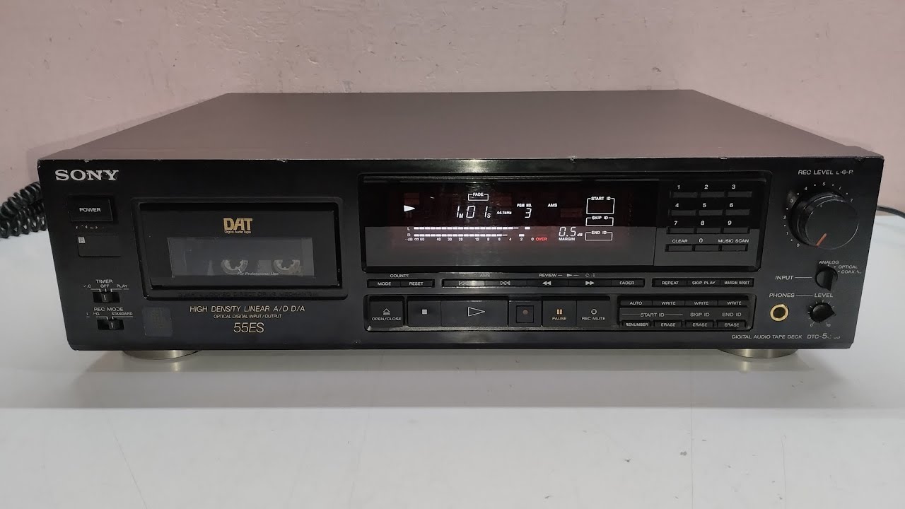 Sony DTC-55ES DAT Digital Audio Tape Deck 