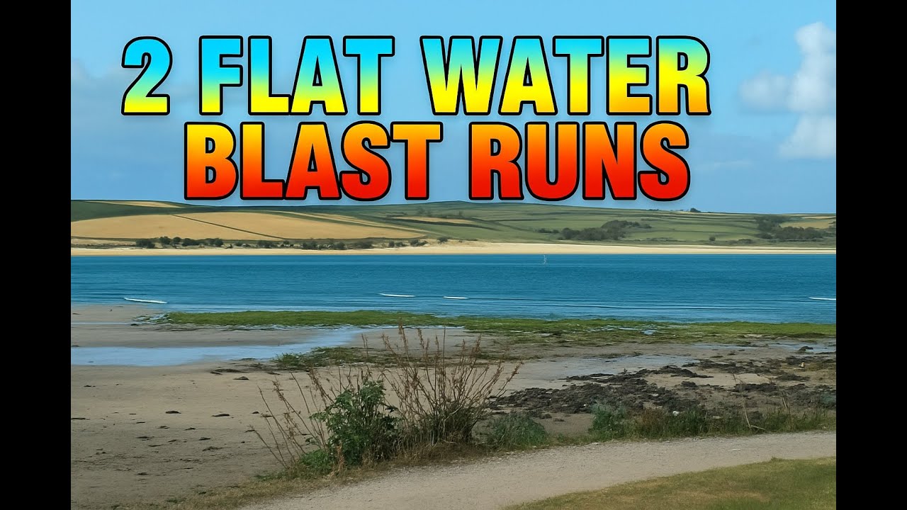Flat Water Blasting at Daymer Bay   Windsurfing Cornwall