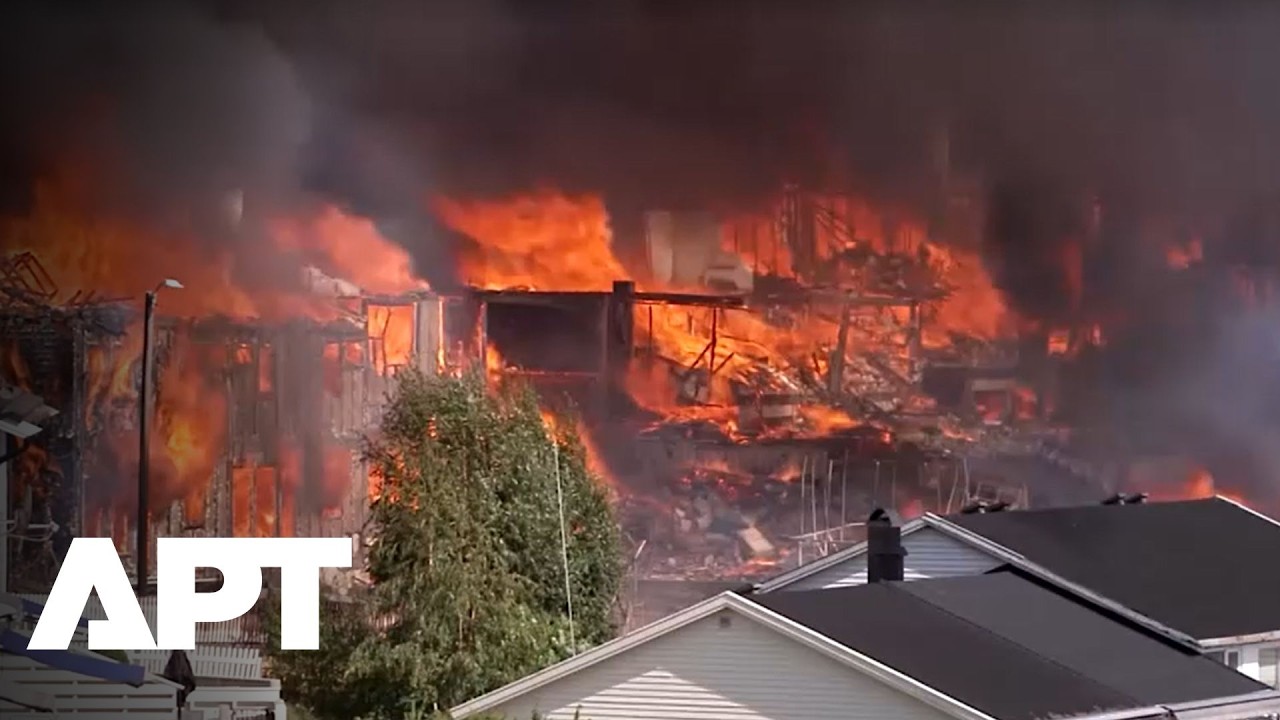 WATCH | Inferno Tears Through Norway Neighborhood, Leaving More Than 100 Homes in Ruins | APT