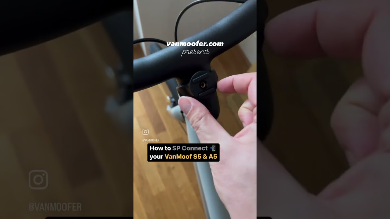 VanMoof S5 & A5 with SP Connect Mount (easily replaceable with SPC+)