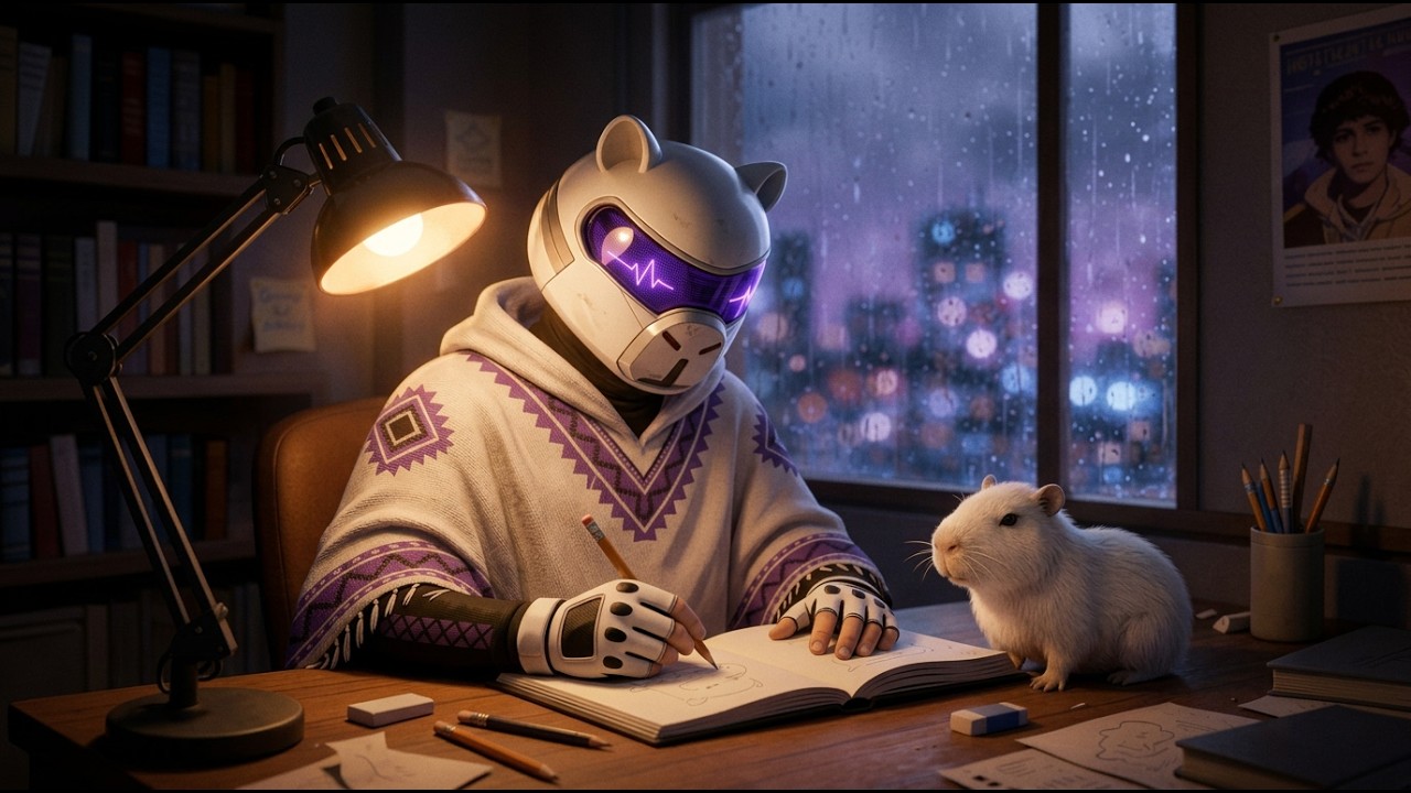 🌙 Cozy Lofi Beats Music Mix for Study, Focus & Relax | Chill Music (1 Hour)