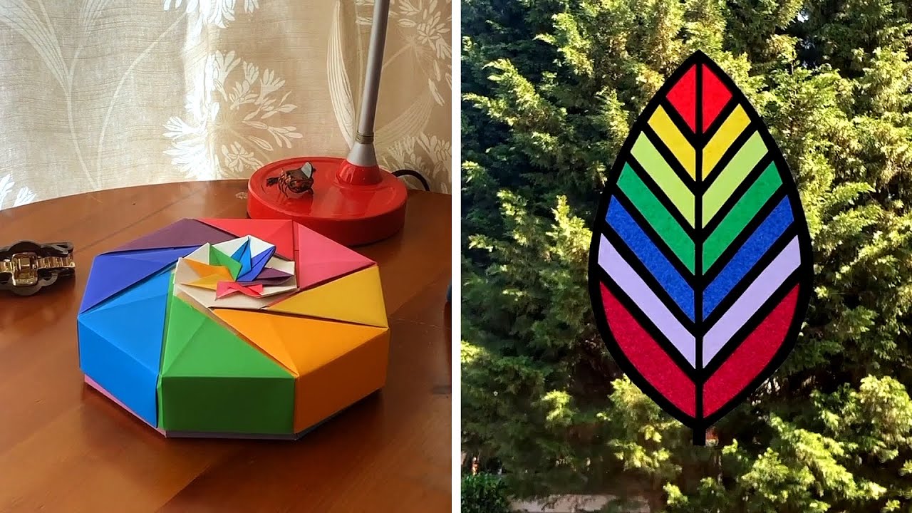 12 Colorful Home Decor Ideas and Rainbow Crafts