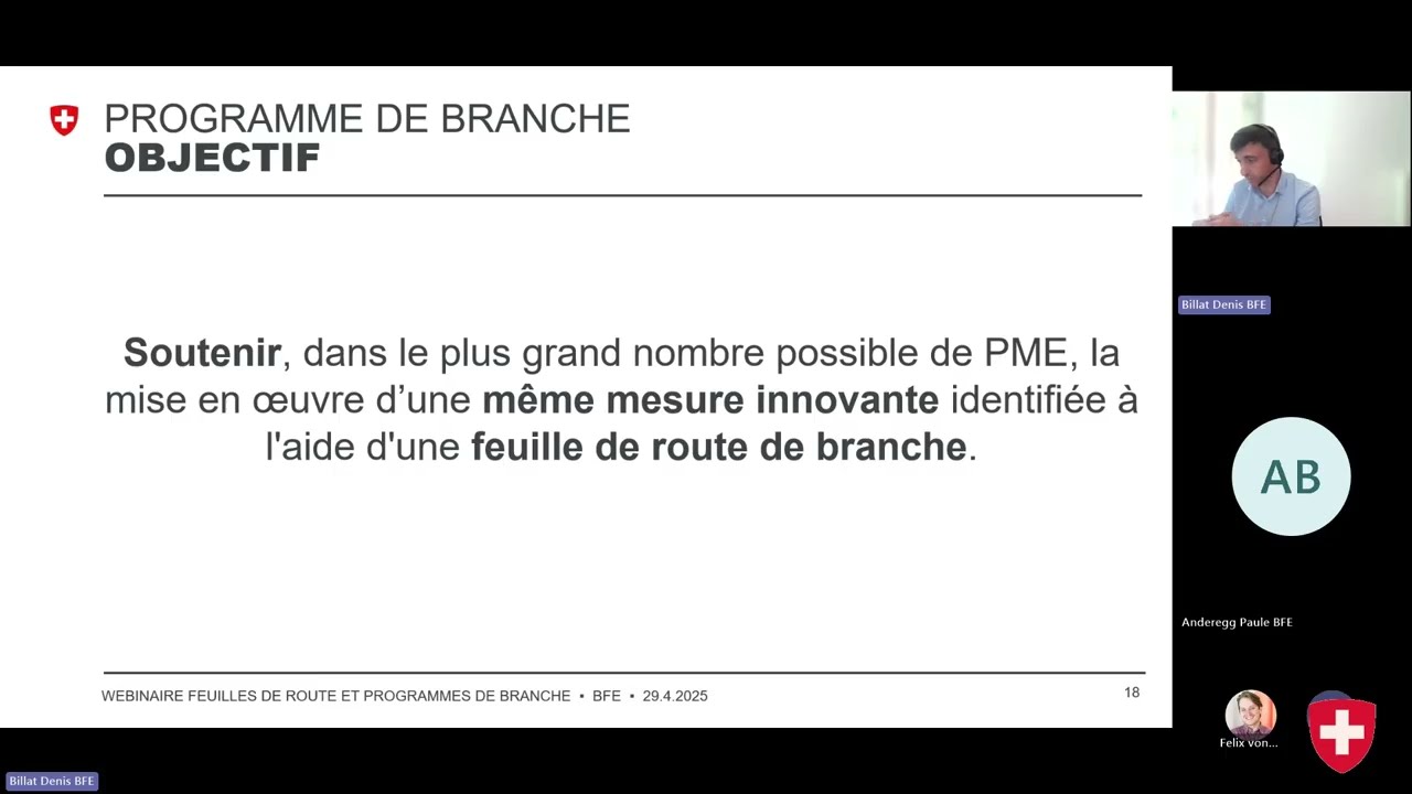 Webinaire LCI – Feuilles de route de branche et programmes de branche