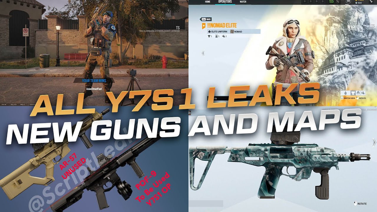 *ALL* Year 7 Season 1 LEAKS (Ace & Nomad Elite) - Rainbow Six Siege News
