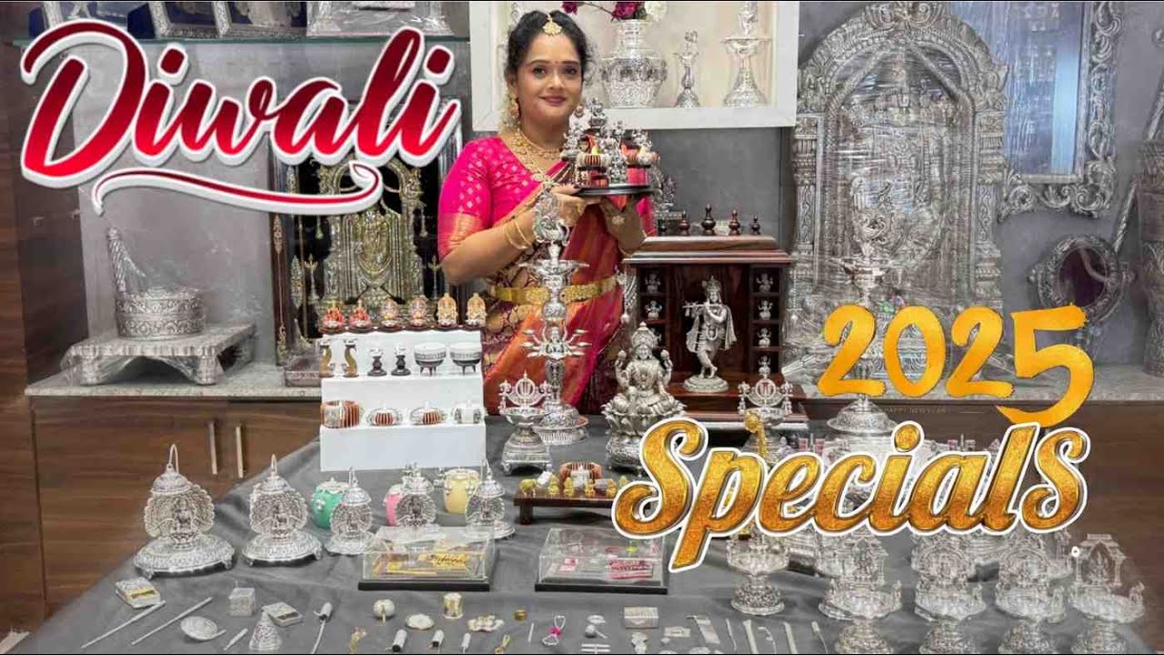 Diwali 2025 Silver Articles | Traditional Gifts & Online Shopping from Silpa Silvers Bhimavaram