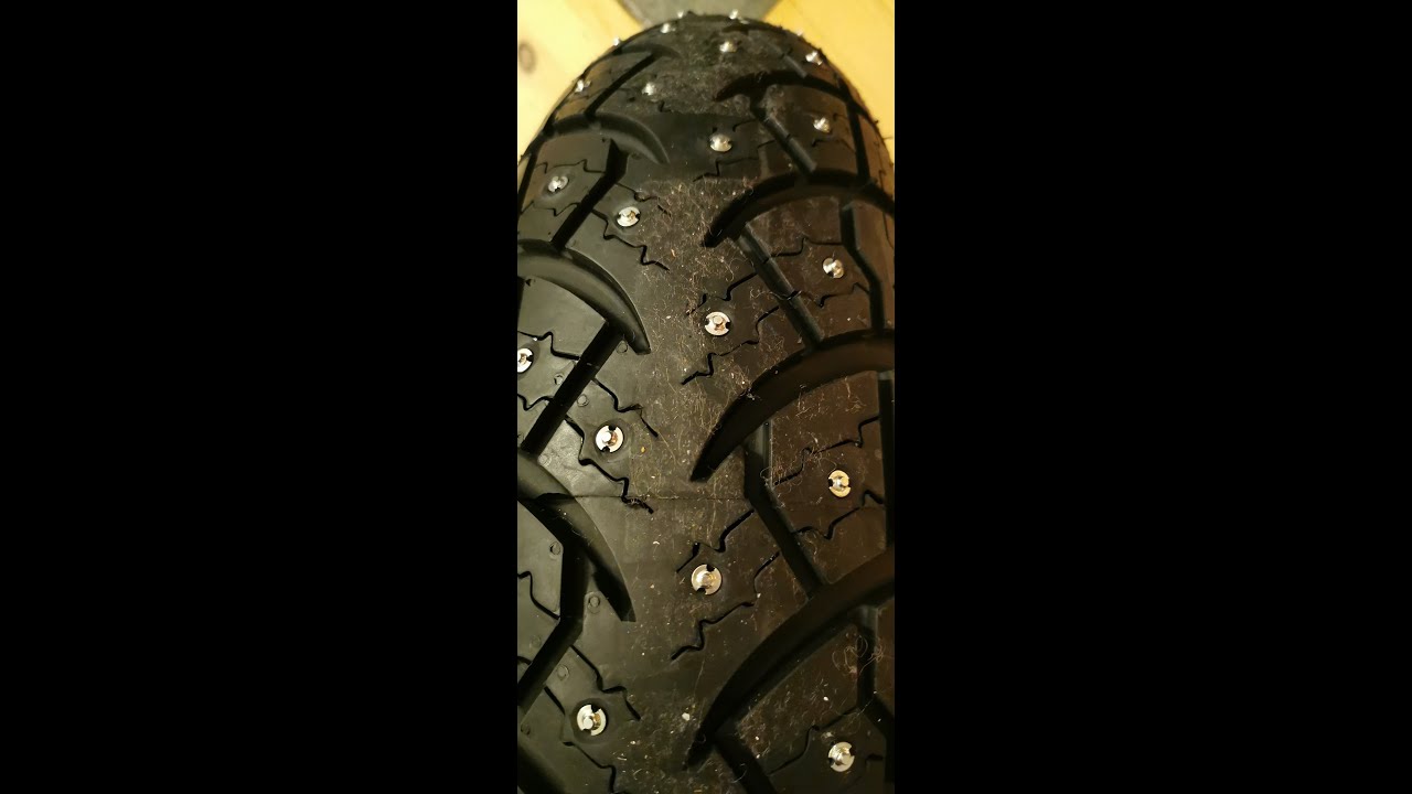Anlas winter grip plus on Suziki dl650 v-strom 2004