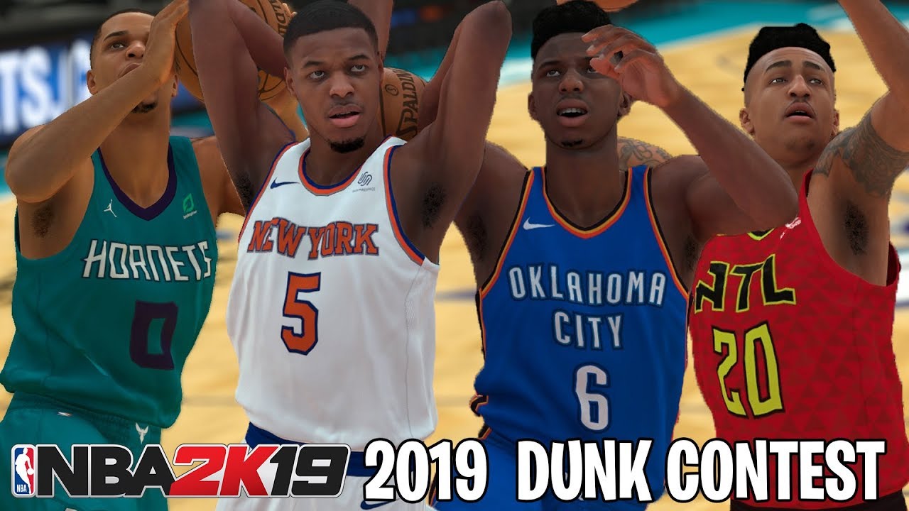 2019 NBA Slam Dunk Contest IN NBA 2K19!