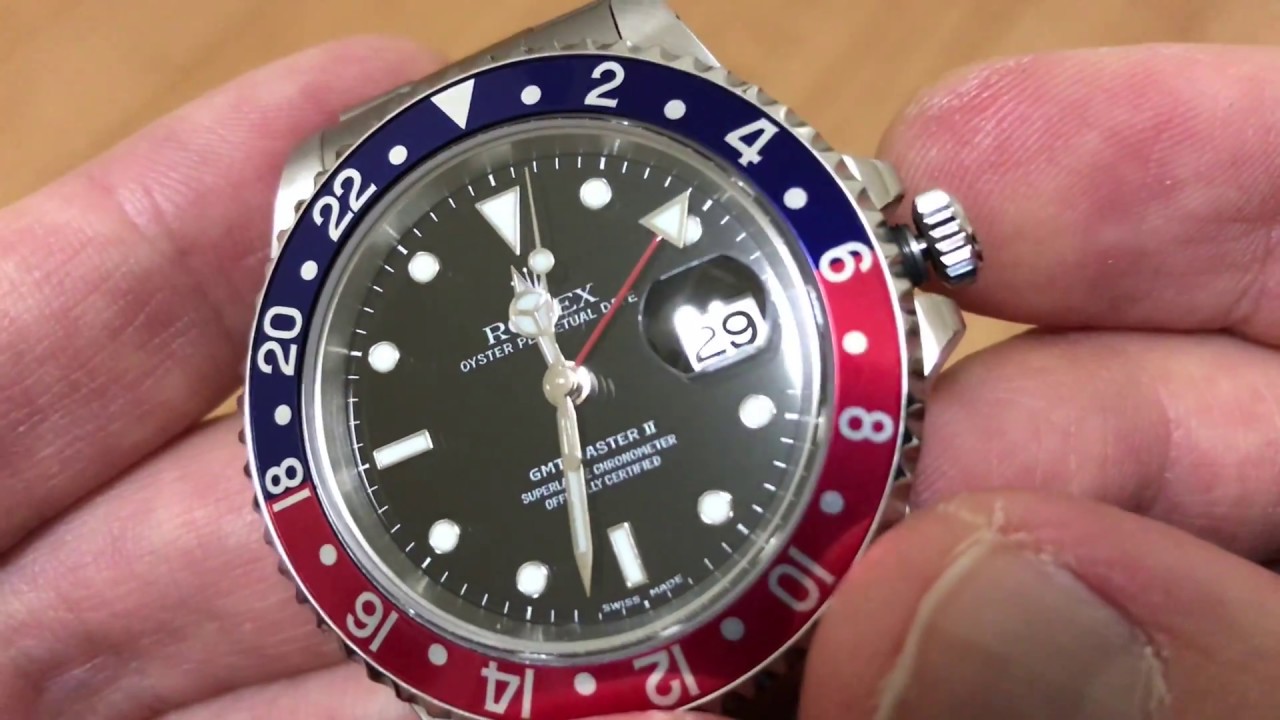 Rolex GMT Master II — один дефект