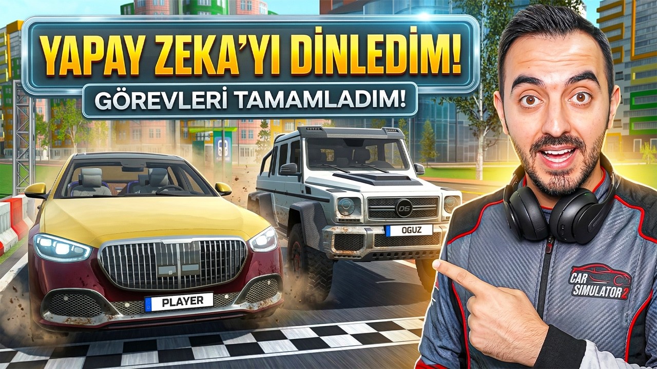 Yapay Zeka Ne Görev Verirse Onu Yapıyorum - Car Simulator 2