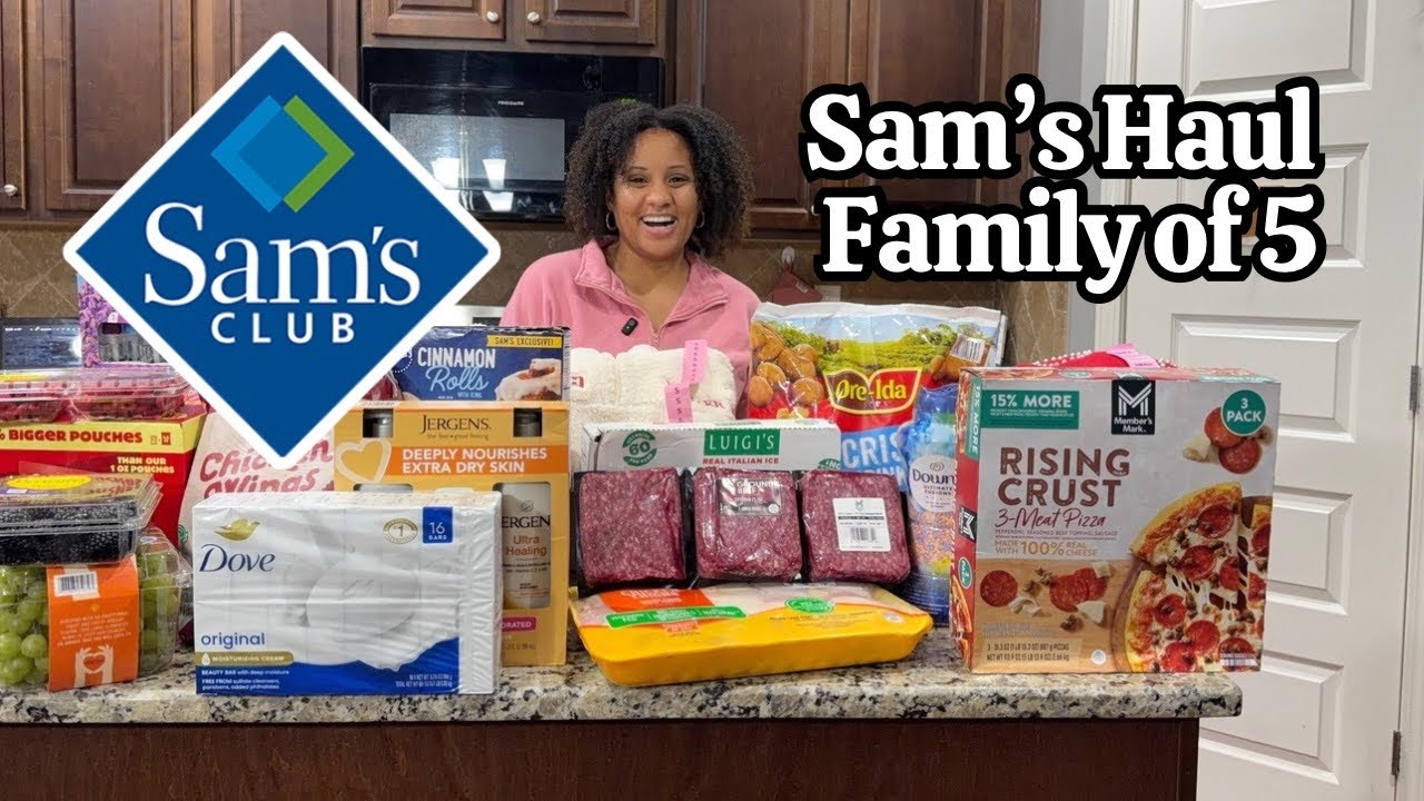 Покупки продуктов в Sam’s Club для семьи из 5 человек | Реальный опыт шопинга для мамы