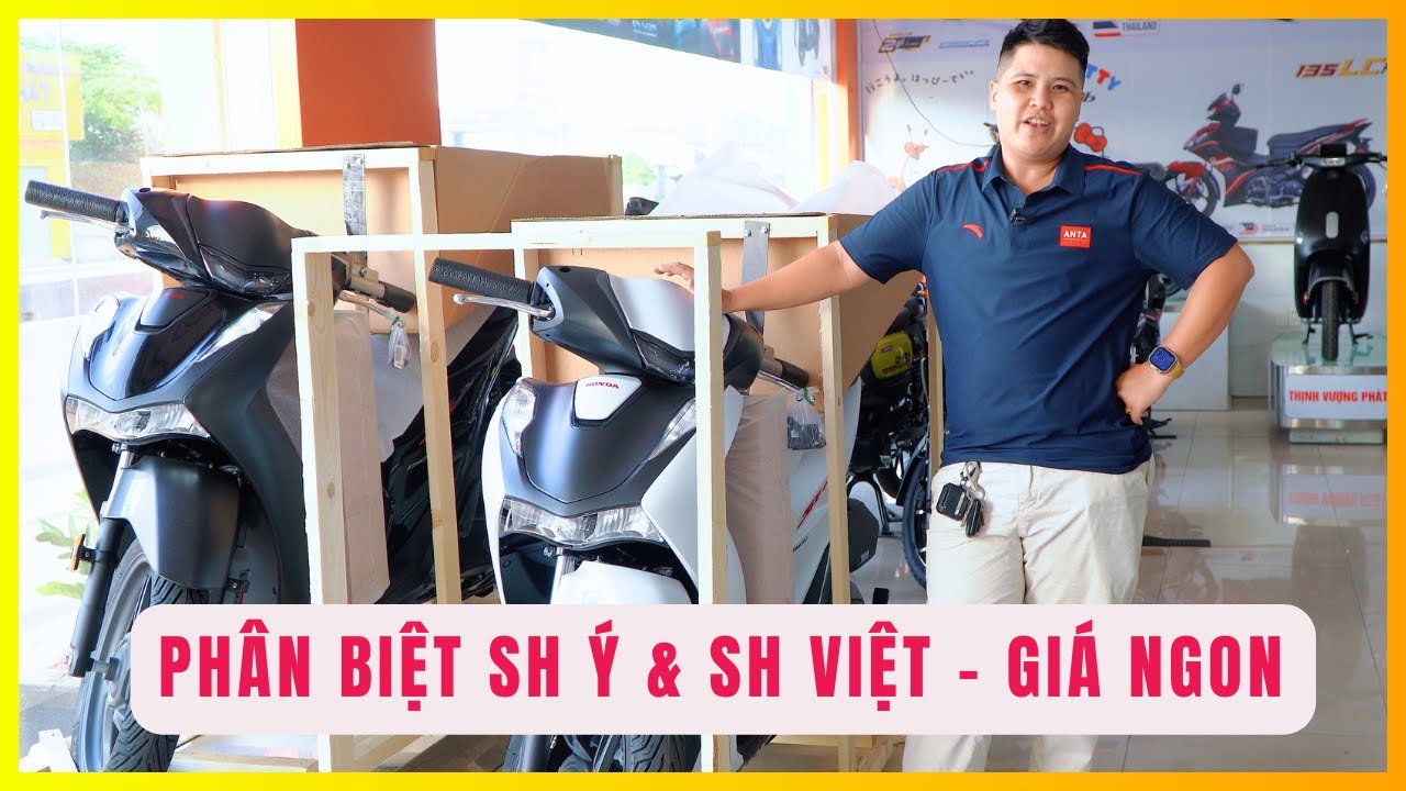 Cách Phân Biệt Honda Sh 150i Italy và Sh Việt - Giá Sh 150i nhập Ý Quá Ngon | CUA Vlog61