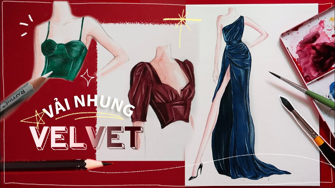 Cách tả chất liệu ⭐️ VELVET I vải nhung I Kiquy Pham
