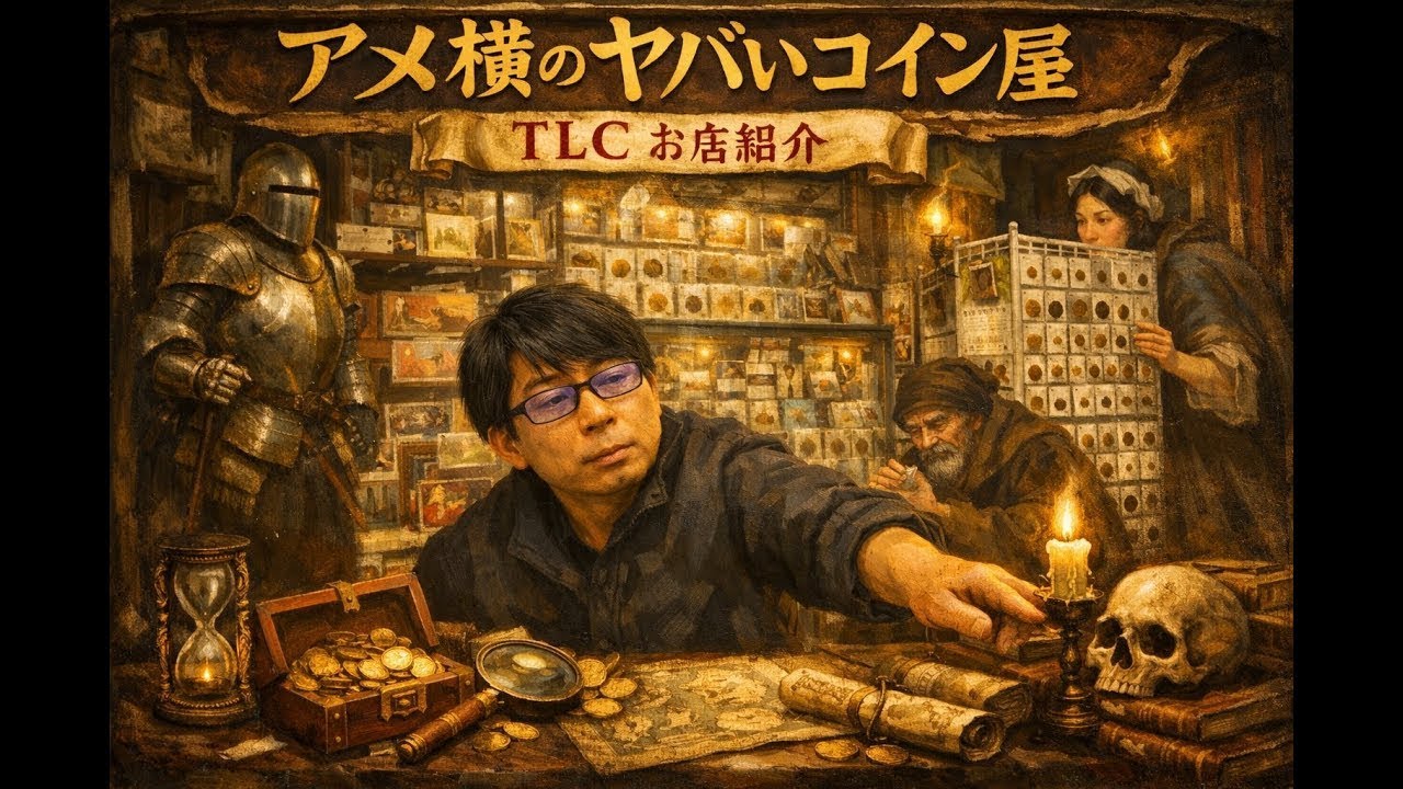 20 アメ横のヤバいコイン屋って？【お店紹介】アンティークコインのTLC