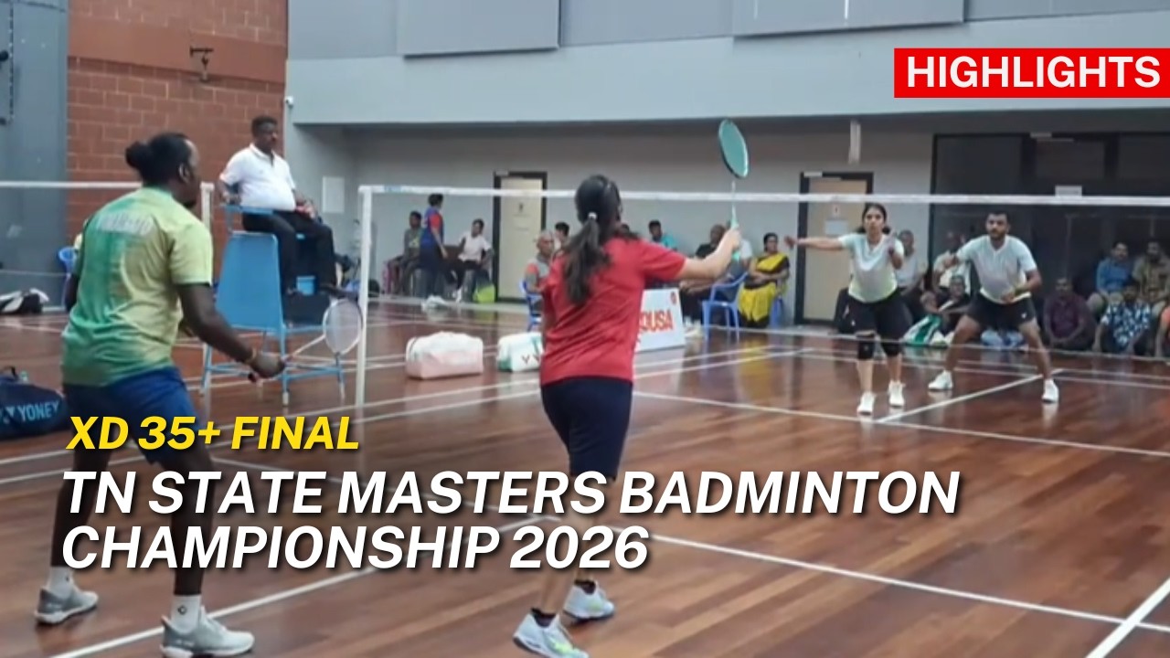 Nirthya/Subramanian VS Lalitha/Vimalraj Dhuruvaraj | Final XD 35+ | TN State Masters 2026