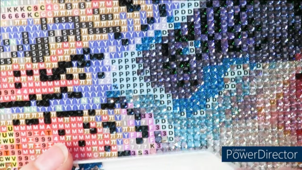 WIP and Chat With Sparkles. #coodeals #crystals #diamondpainting