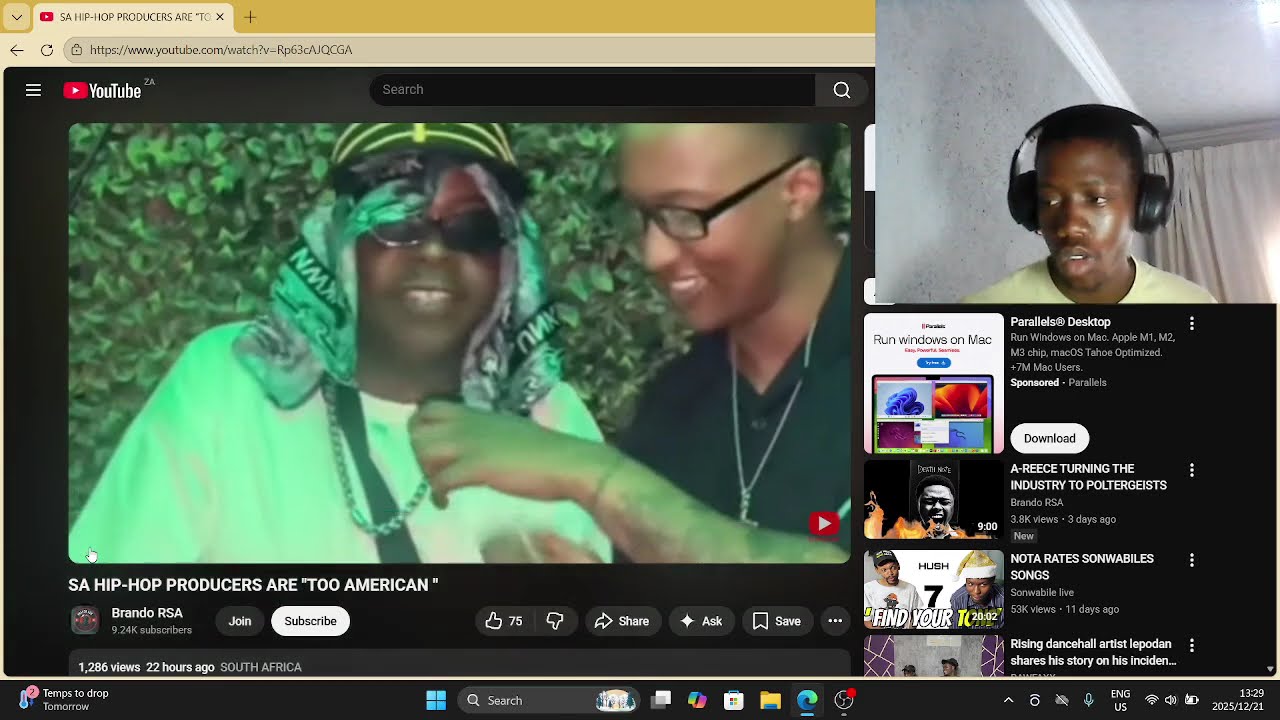 BRANDO RSA ON SA HIP HOP PRODUCERS - IS HE SPEAKING FACTS?