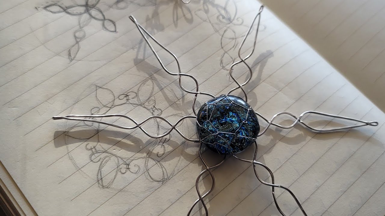 Wire Wrapped Sun Catcher Snowflake Craft Along Challenge
