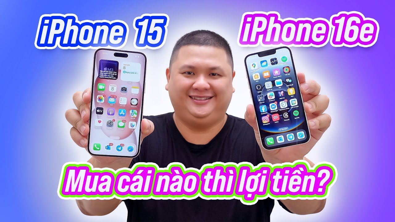 Chọn iPhone 16e hay iPhone 15 (Plus)? Lệch 500k thôi