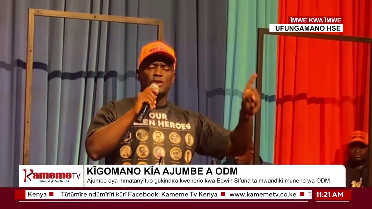 KAMEME TV LIVE | ODM NDC