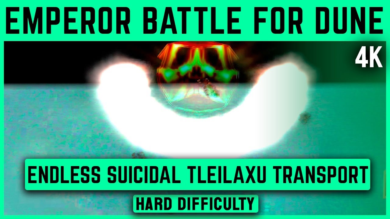 Emperor: Battle For Dune 4K - Endless Suicidal Tleilaxu Transport Glitch - Ordos Mission 7