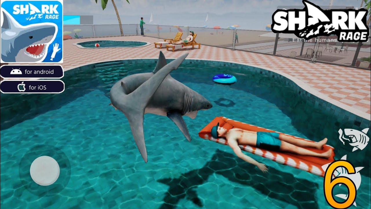 Shark Rage  Gameplay Walkthrough Part 6 (iOS, Android) 