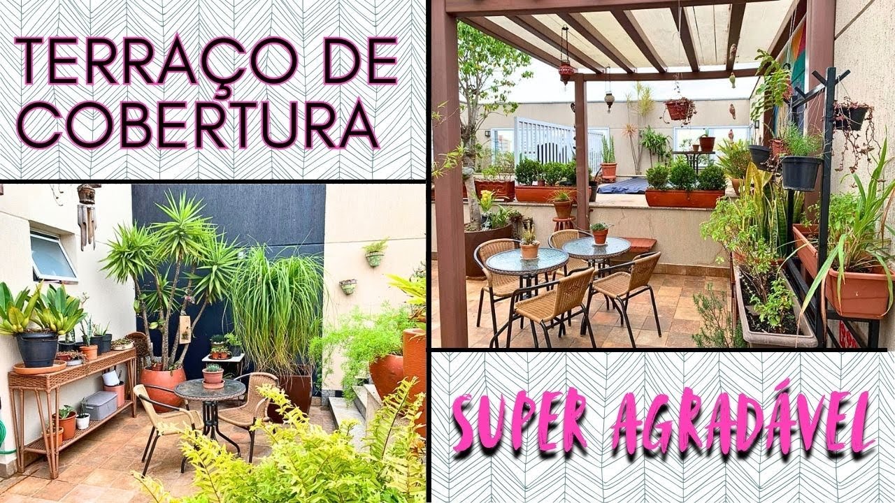 QUINTAL DE COBERTURA SUPER AGRADÁVEL! #cobertura #apartamentocompiscina #paisagismo