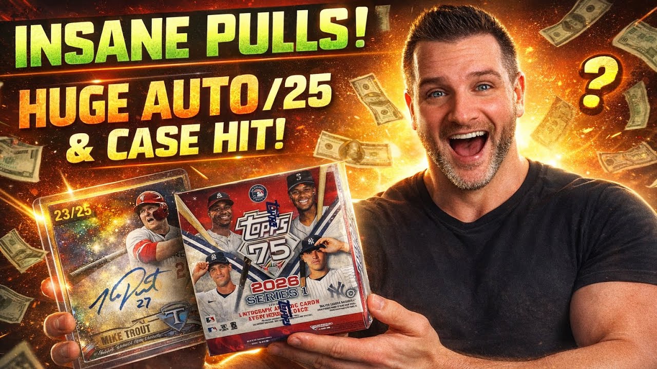 INSANE 2026 Topps Series 1 Jumbo Box Opening 🤯 HUGE AUTO /25 & RARE CASE HIT WE ALMOST MISSED!! 💰🔥
