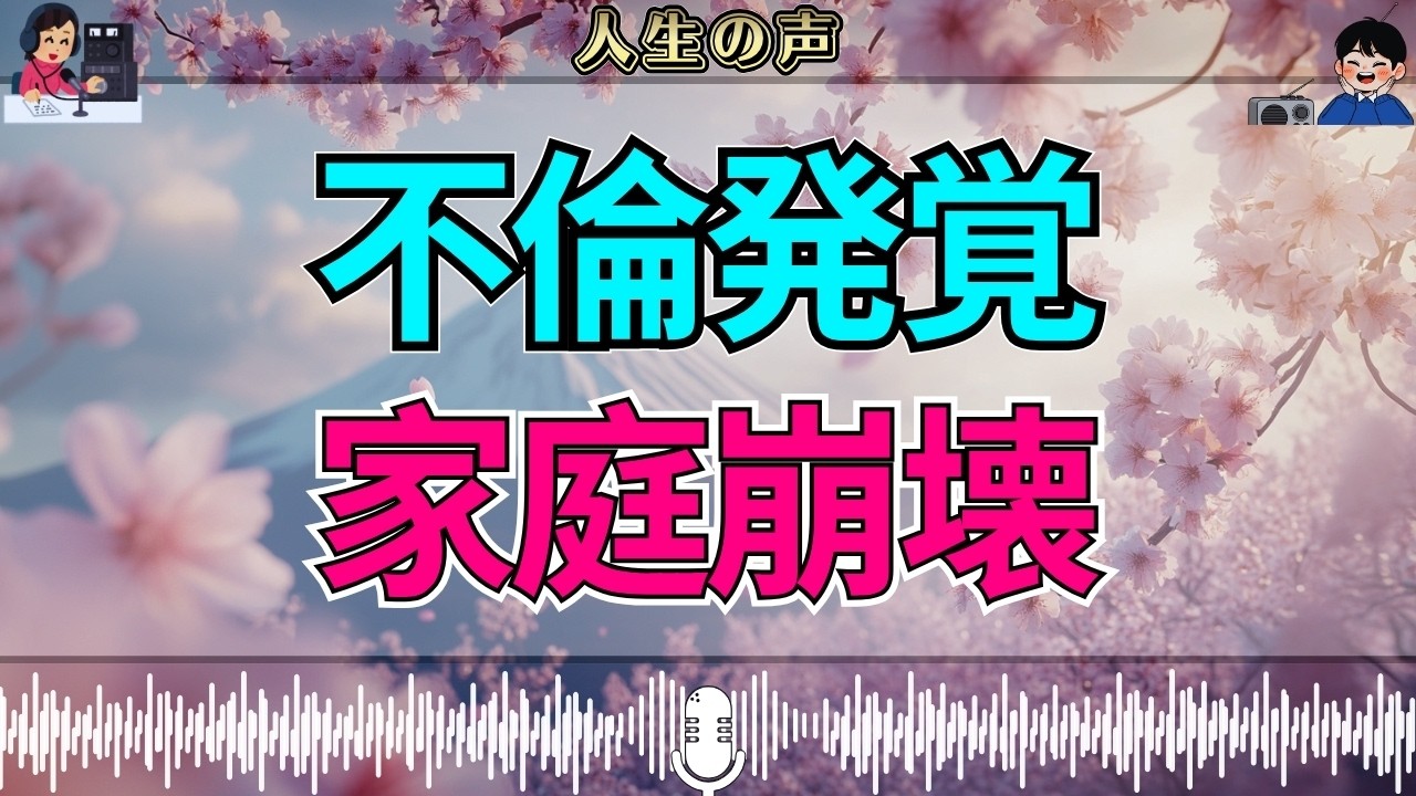 【テレフォン人生相談】妻の不倫で家庭崩壊&hellip;それでもやり直す？夫婦に突きつけられた最後の選択