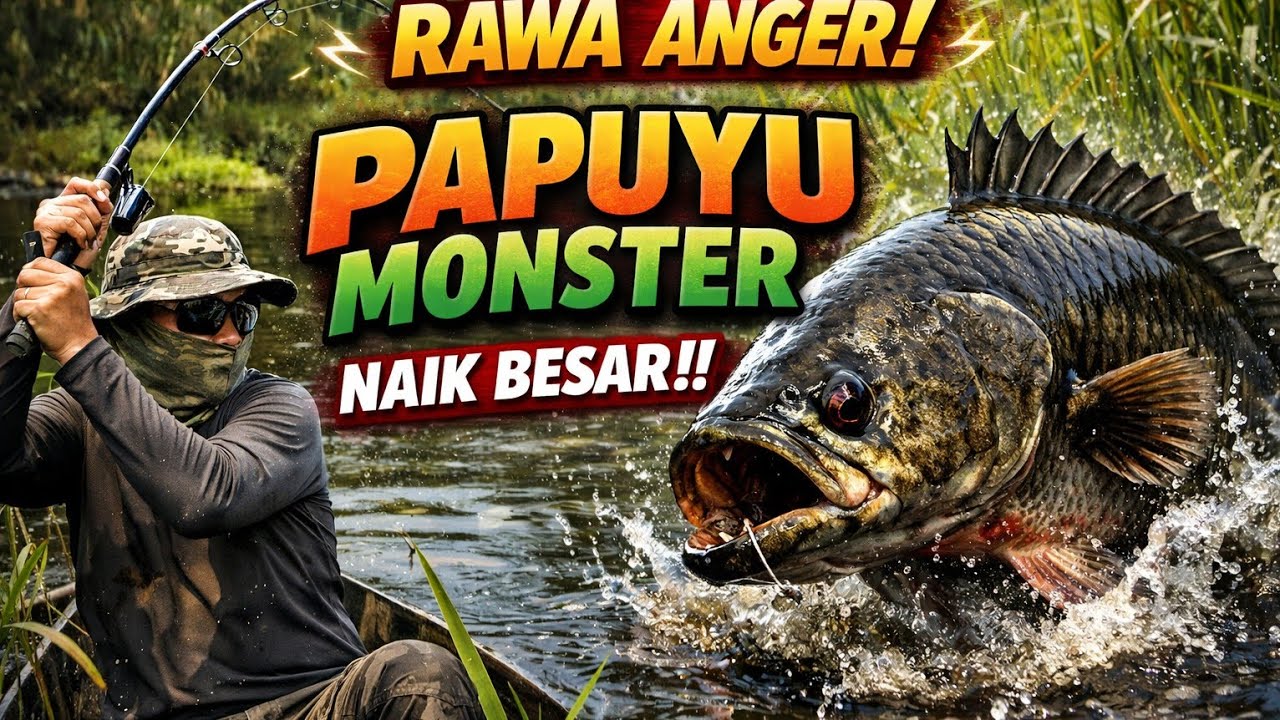 “Rawa Ini Ternyata Sarang Papuyu Babon – Strike Bertubi-tubi!”