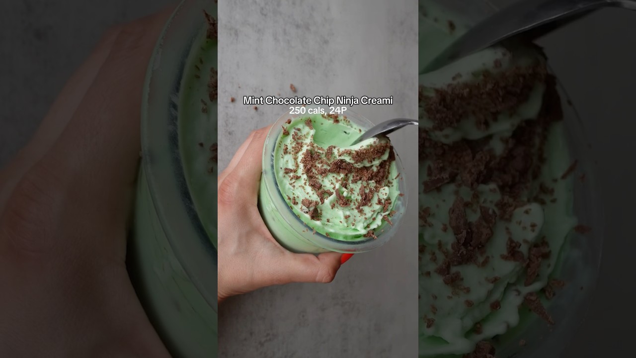Mint Chocolate Chip Ice Cream | 250 Cals for the ENTIRE pint 🍦💚