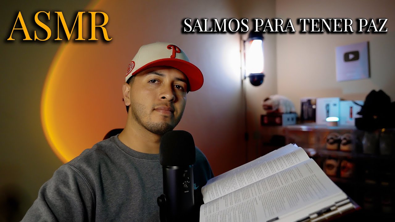 ASMR 🙏🏻 SALMOS para DORMIR EN 5 MINUTOS ✝️ Español Soft Spoken