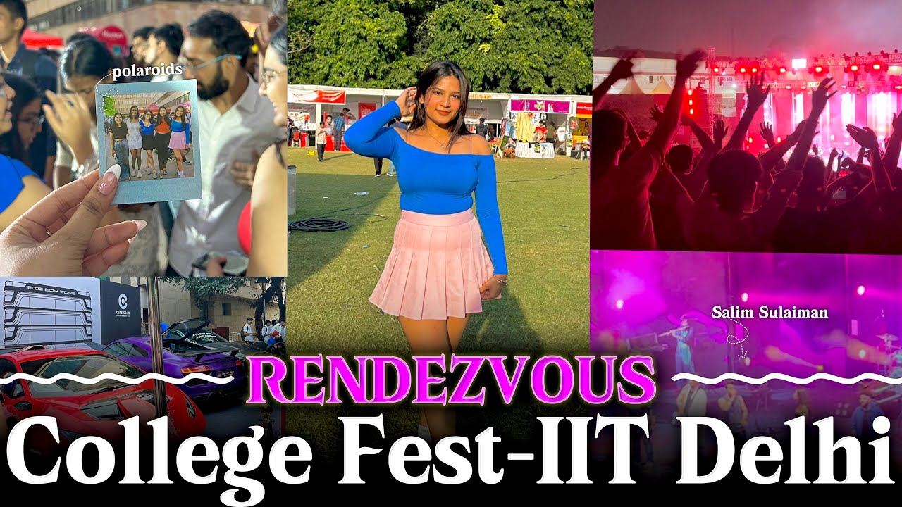 Last College Fest at IIT Delhi😭🪩✨| Rendezvous