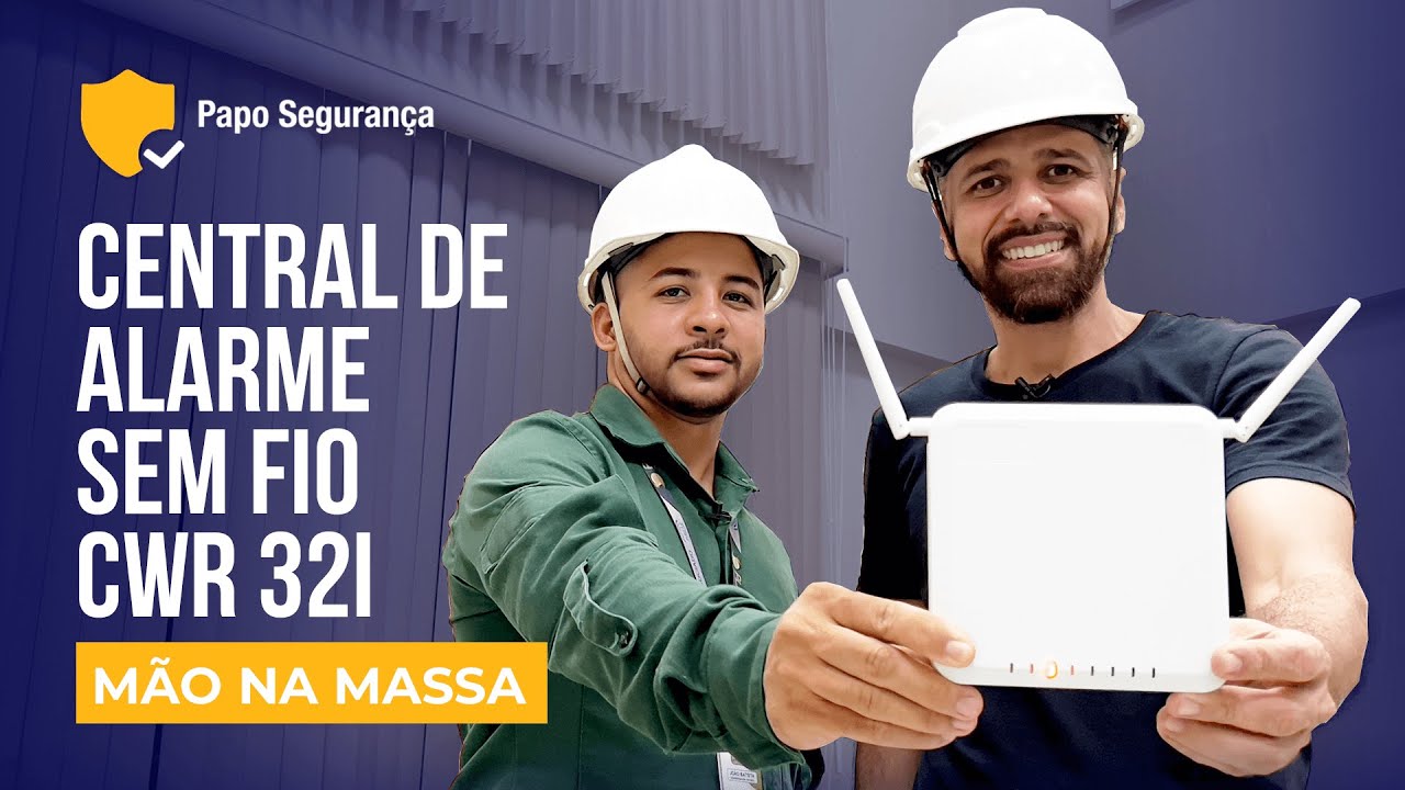 Central de Alarme Sem Fio CWR 32i Radioenge - MÃO NA MASSA
