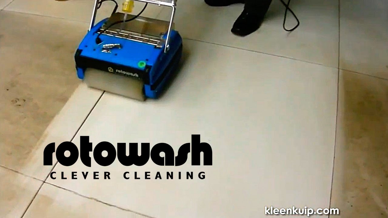 Hard Surface Floor Cleaner Machine - Rotowash Carpet Cleaning On-Site Demonstrations