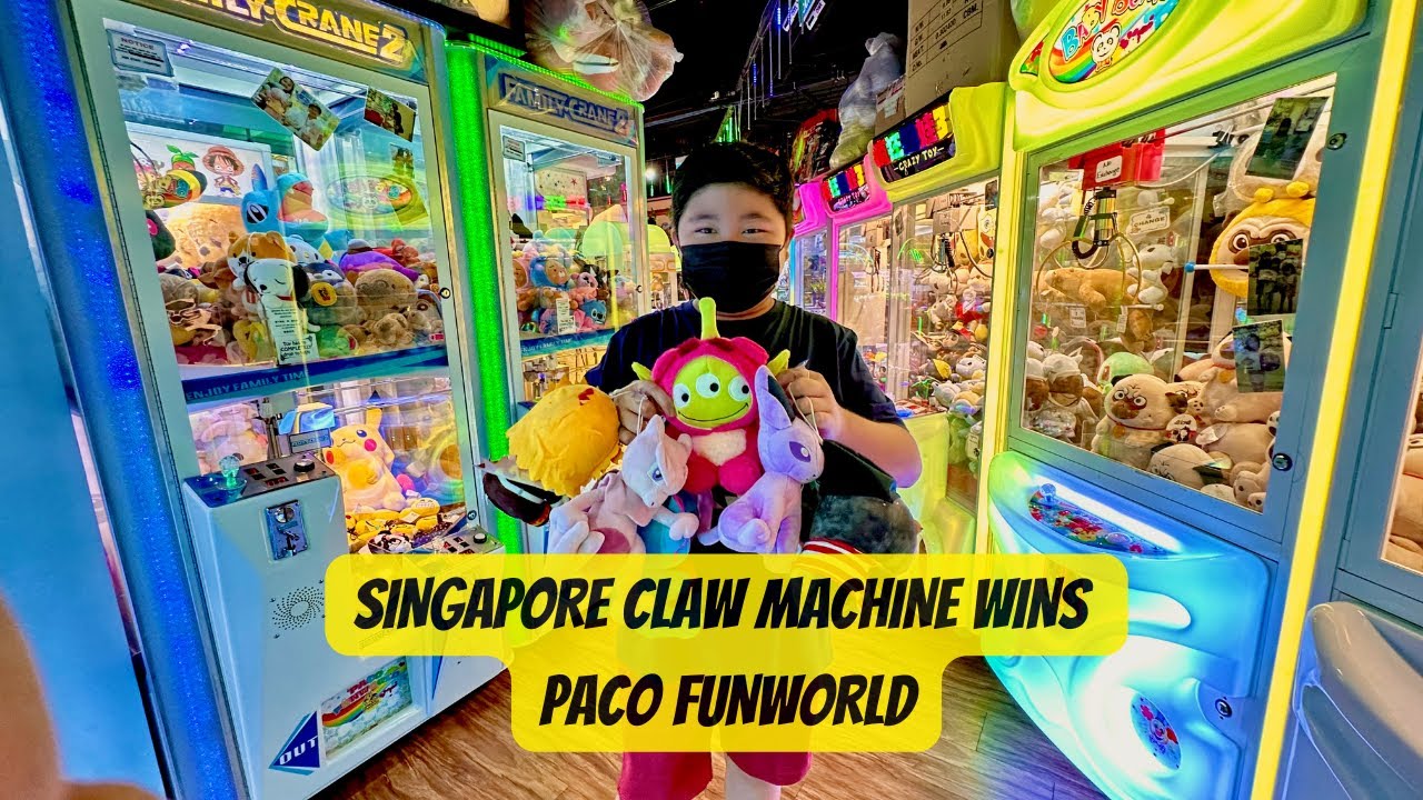 Singapore Claw Machine : Paco Funworld $50 Challenge