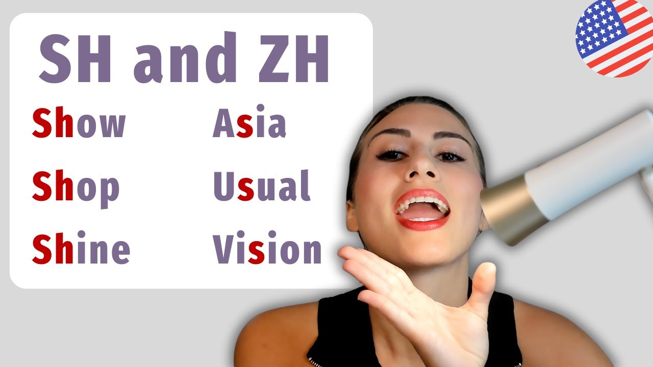 See How Americans Move Their Mouths to Say SH & ZH!