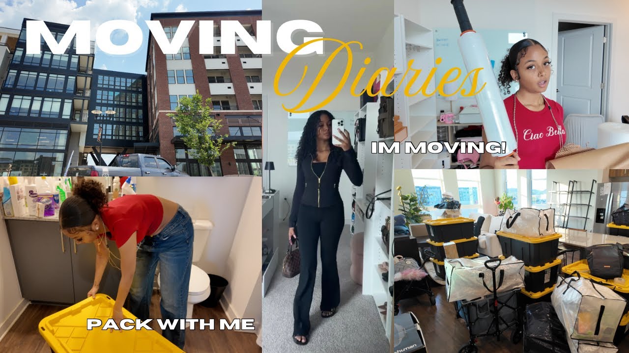 moving out | pack with me to move into my new house | moving vlog: getting my keys